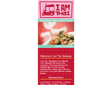 Tablet Screenshot of iamthai.com.au
